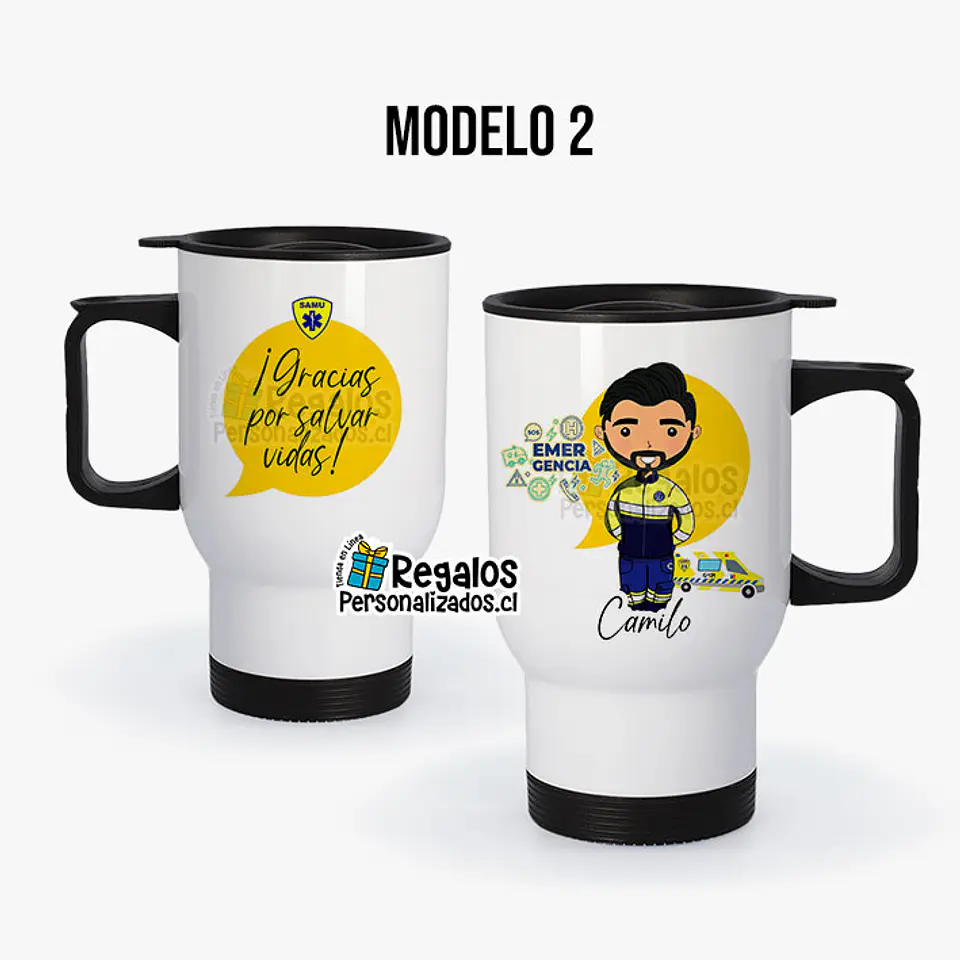 Mug térmico diseño Samu varon 3