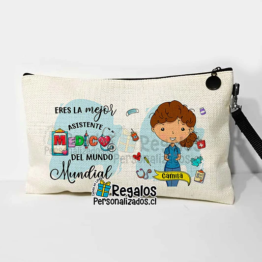 Estuche neceser diseño Asistente medica 1