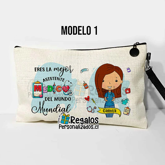 Estuche neceser diseño Asistente medica 5