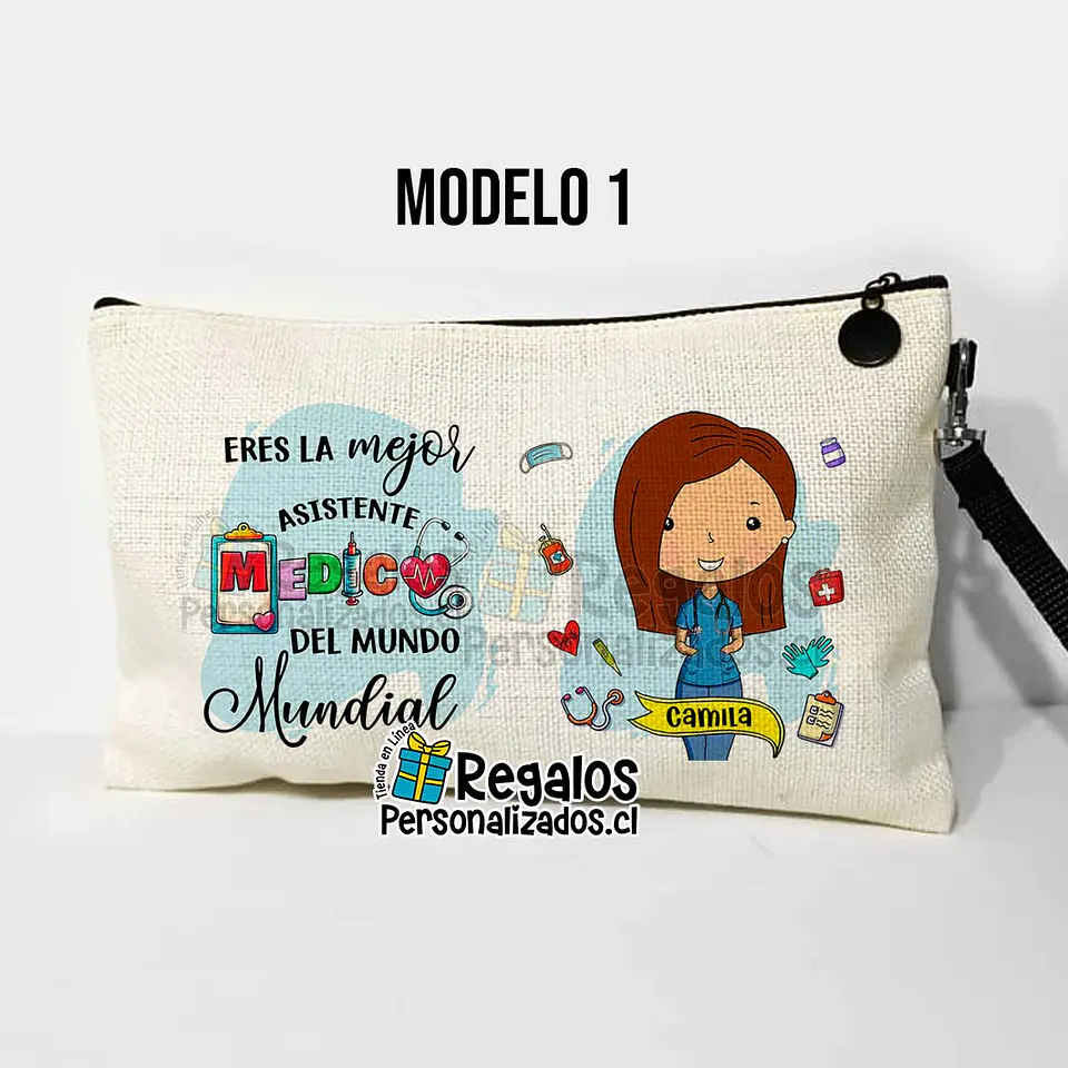 Estuche neceser diseño Asistente medica 5