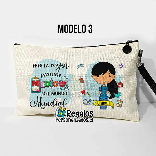 Estuche neceser diseño Asistente medica 7