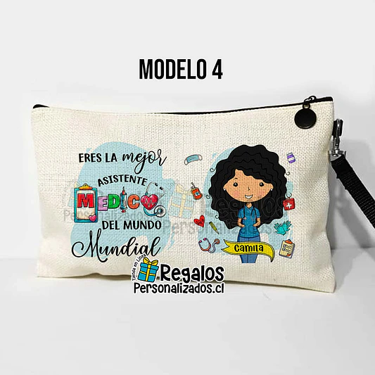 Estuche neceser diseño Asistente medica 8