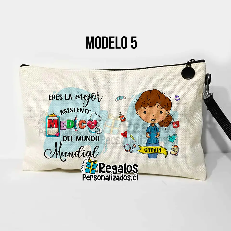 Estuche neceser diseño Asistente medica 9