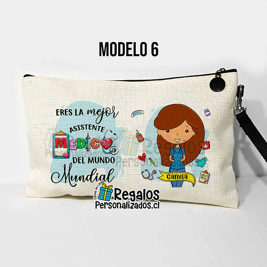 Estuche neceser diseño Asistente medica 10