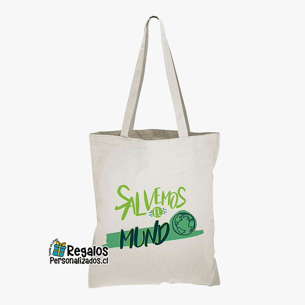 Bolsa algodón natural personalizada (compra mínima 6 unidades) 1