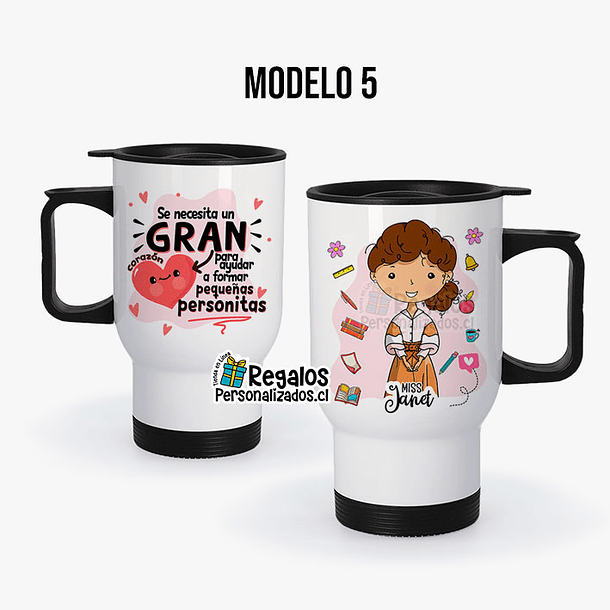 Mug térmico diseño Profesora 6