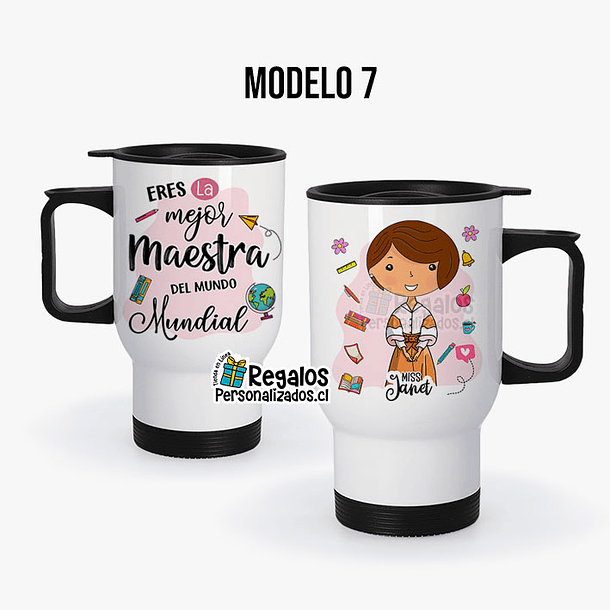 Mug térmico diseño Profesora 8