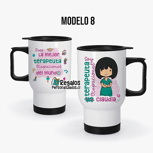 Mug térmico diseño Terapeuta M 9