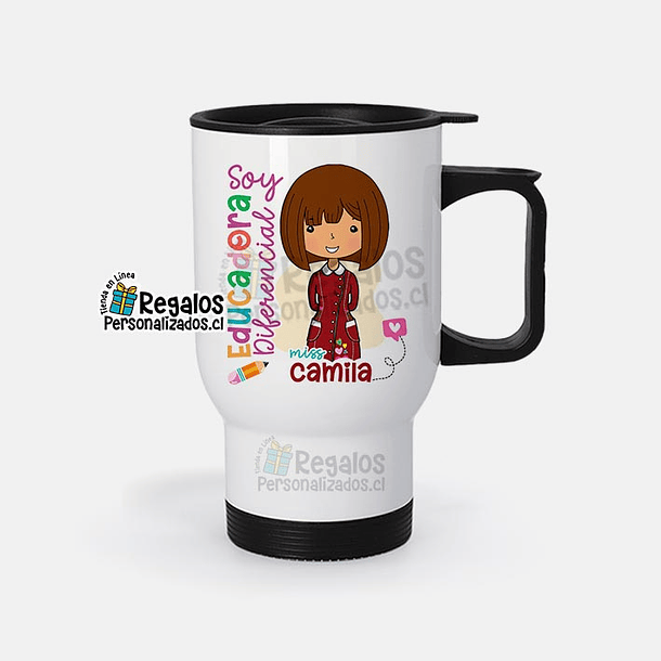 Mug térmico diseño Educadora Diferencial