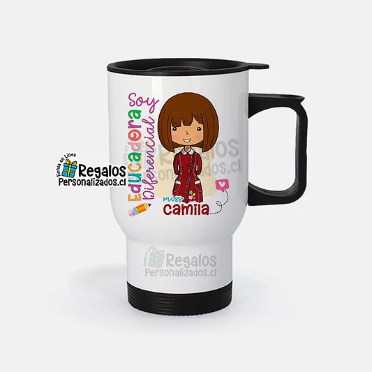 Mug térmico diseño Educadora Diferencial 1