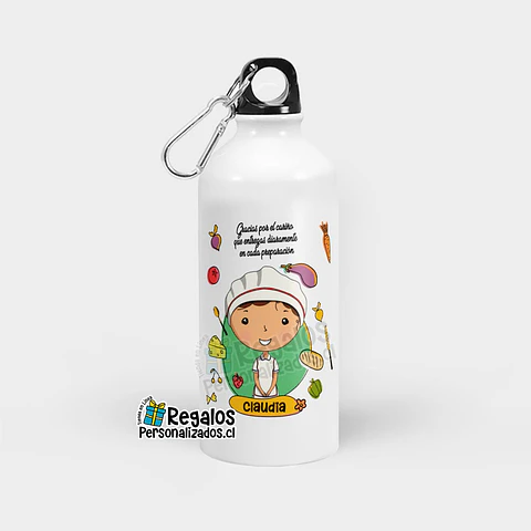Botella diseño Manipuladora de alimentos