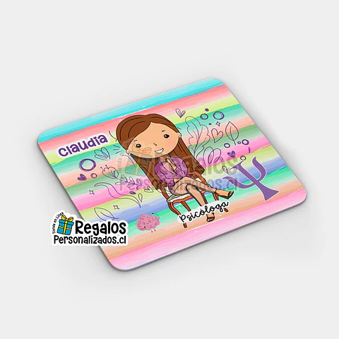 Mouse pad diseño Psicóloga