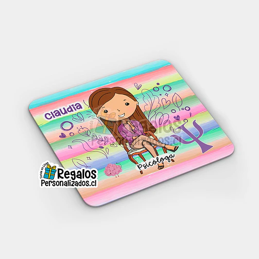Mouse pad diseño Psicóloga 1