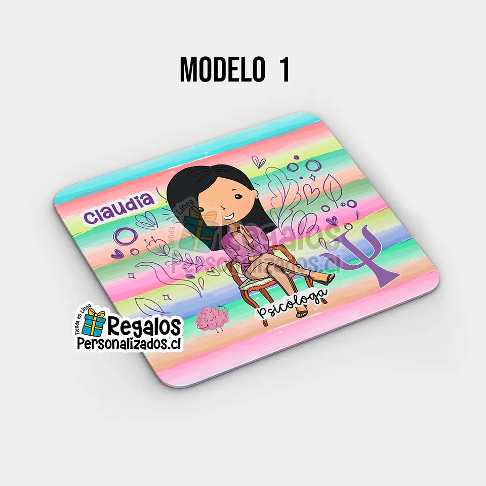 Mouse pad diseño Psicóloga 2