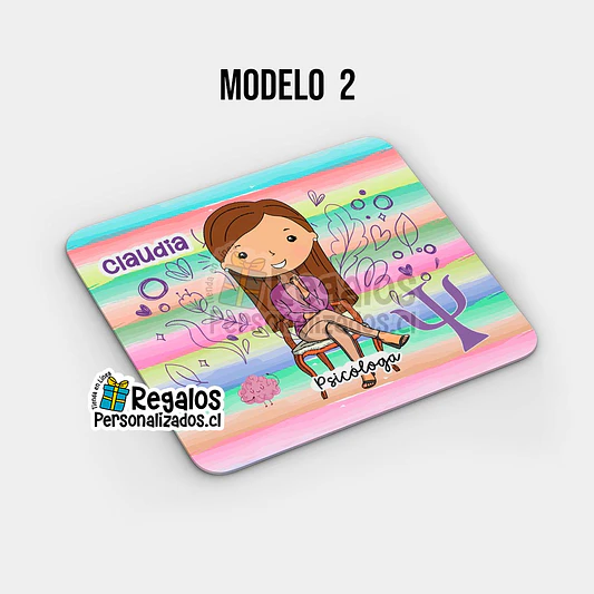 Mouse pad diseño Psicóloga 3