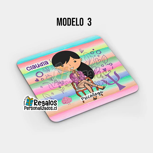 Mouse pad diseño Psicóloga 4