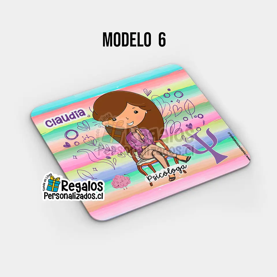 Mouse pad diseño Psicóloga 7