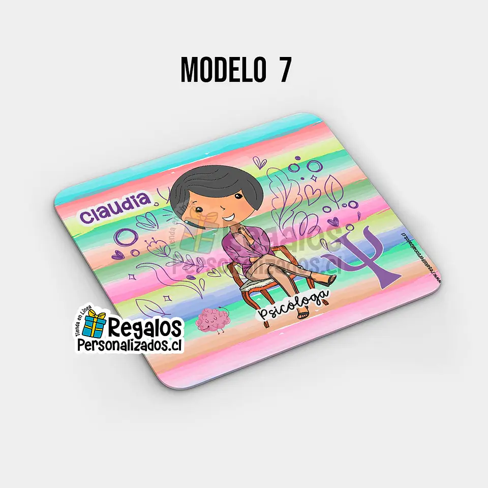 Mouse pad diseño Psicóloga 8