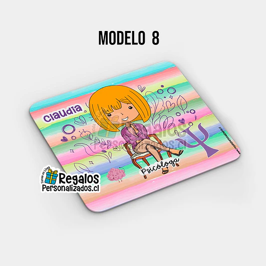 Mouse pad diseño Psicóloga 9