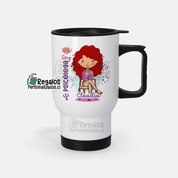 Mug térmico diseño Psicóloga