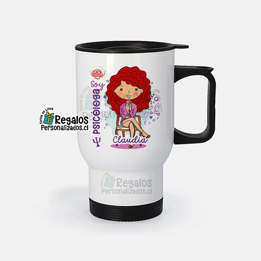 Mug térmico diseño Psicóloga 1