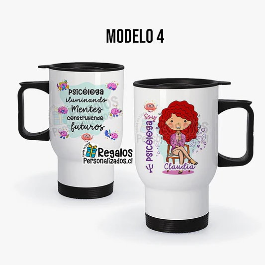 Mug térmico diseño Psicóloga 5