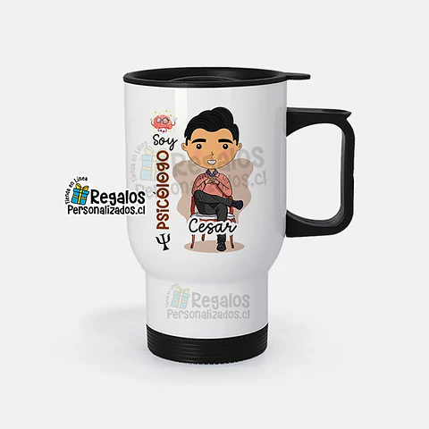 Mug térmico diseño Psicólogo