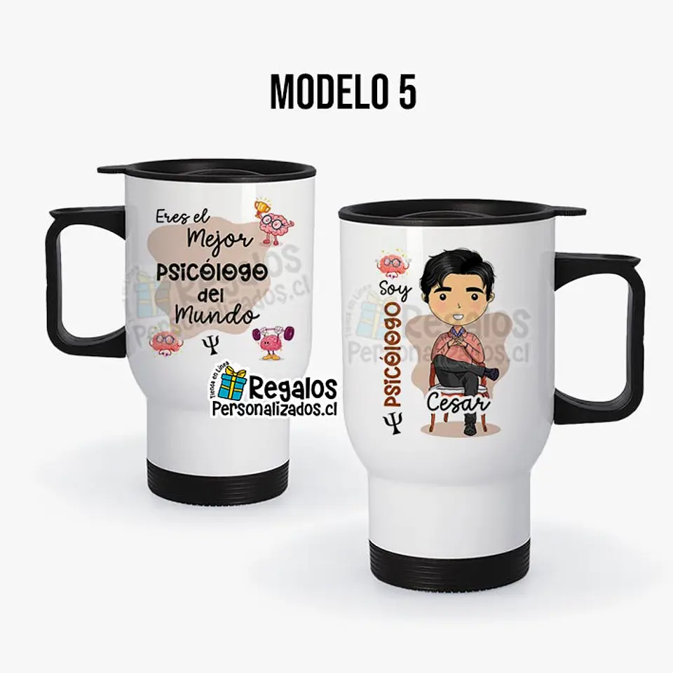 Mug térmico diseño Psicólogo 6