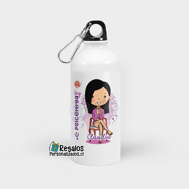 Botella diseño Psicóloga 1