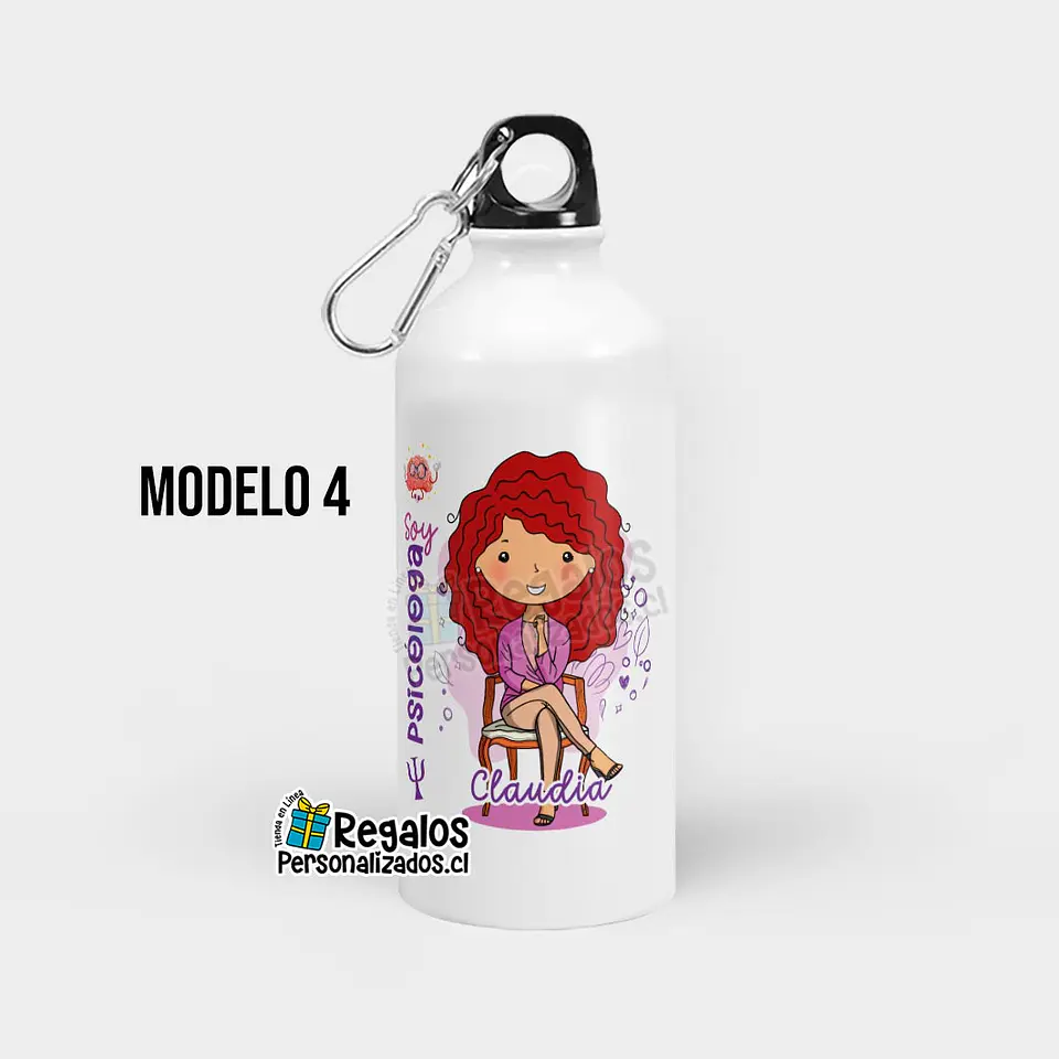 Botella diseño Psicóloga 5