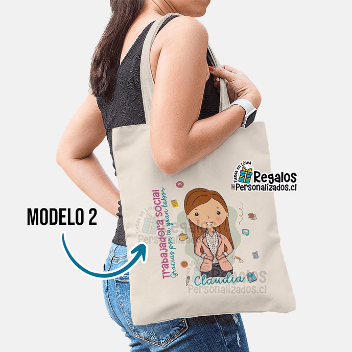 Bolsa diseño Trabajadora Social 5