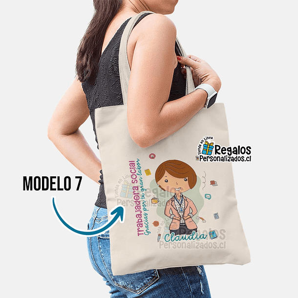 Bolsa diseño Trabajadora Social 10