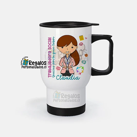 Mug térmico diseño Trabajadora Social 1