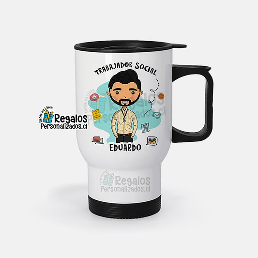 Mug térmico diseño Trabajador social 1
