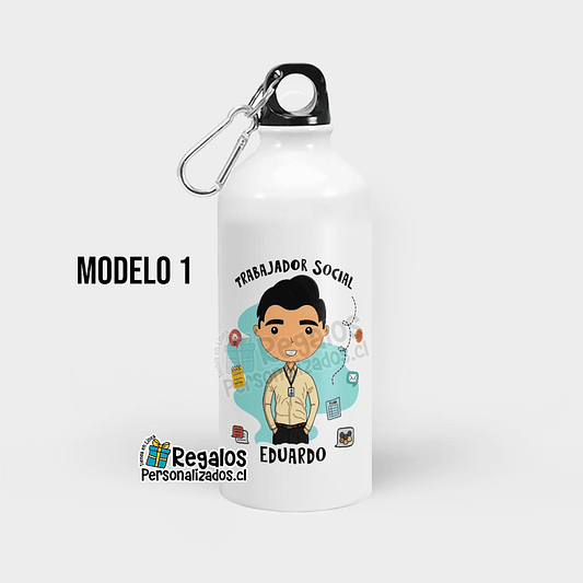 Botella diseño Trabajador Social 2