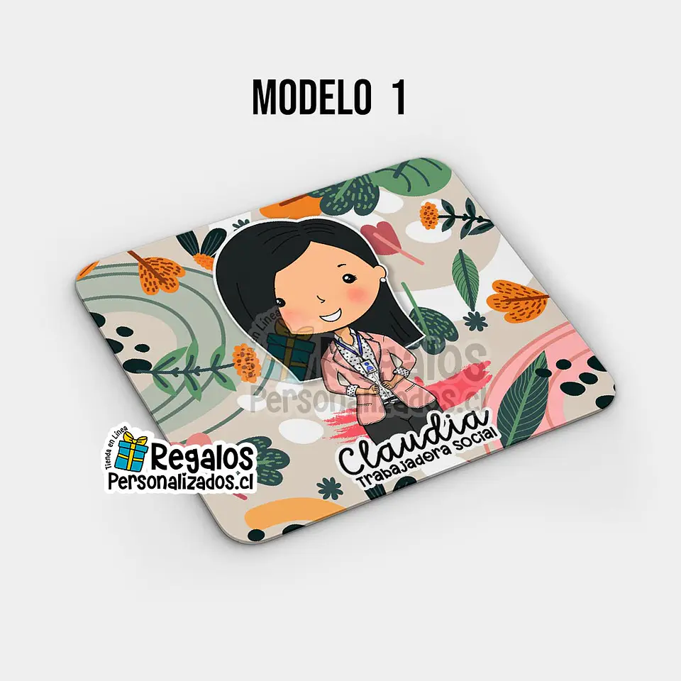 Mouse pad diseño Trabajadora Social 2