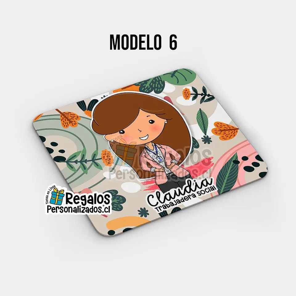 Mouse pad diseño Trabajadora Social 7