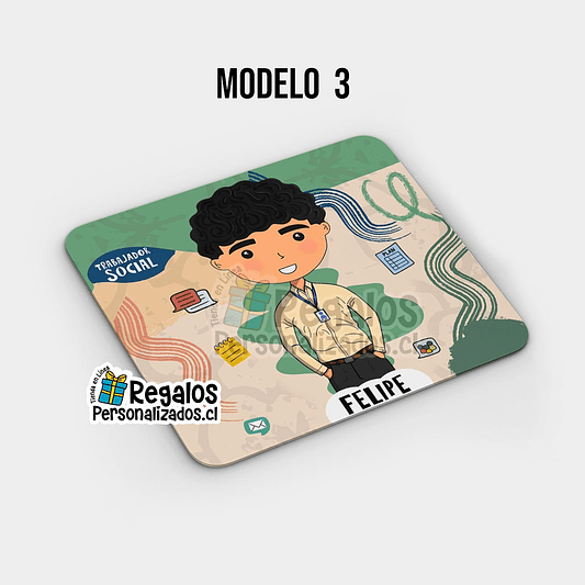 Mouse pad diseño Trabajador Social 4