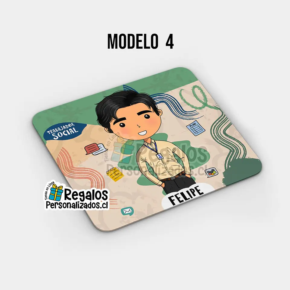 Mouse pad diseño Trabajador Social 5