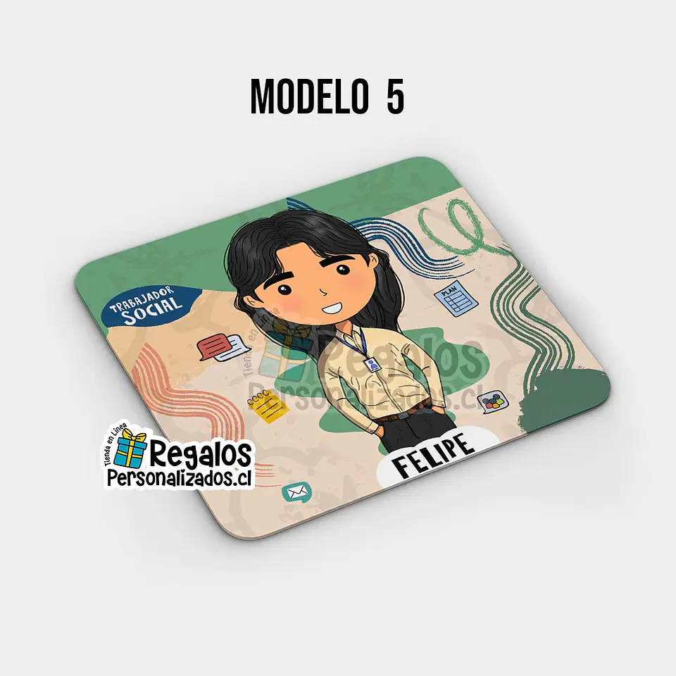 Mouse pad diseño Trabajador Social 6