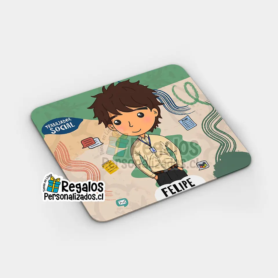 Mouse pad diseño Trabajador Social 1