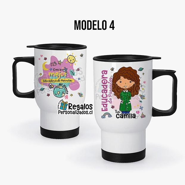 Mug térmico diseño Educadora de Párvulos 5