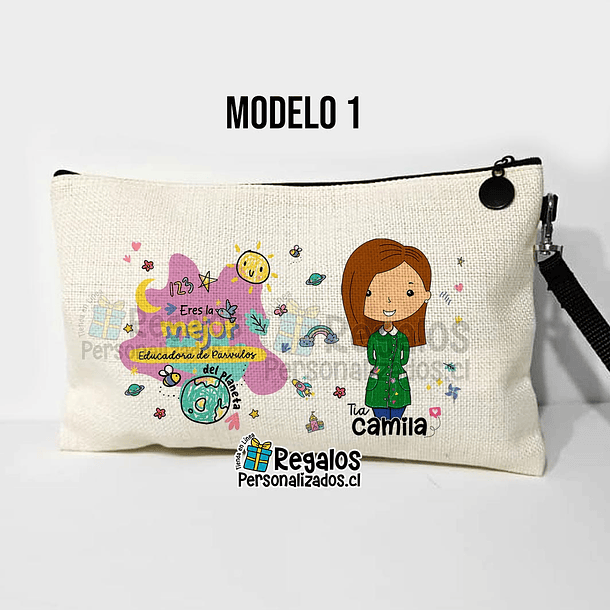 Estuche neceser diseño Educadora de Párvulos 3