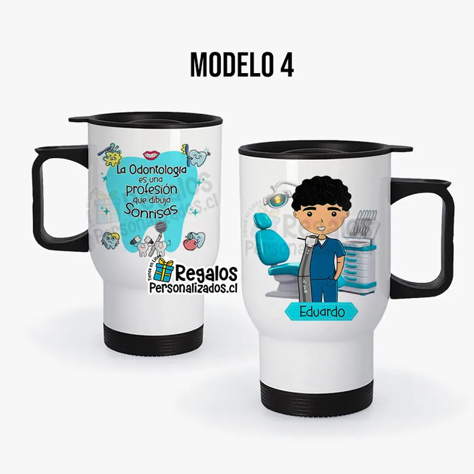 Mug térmico diseño Odontologo 5