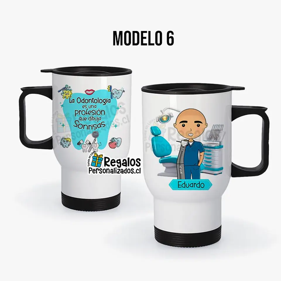 Mug térmico diseño Odontologo 7