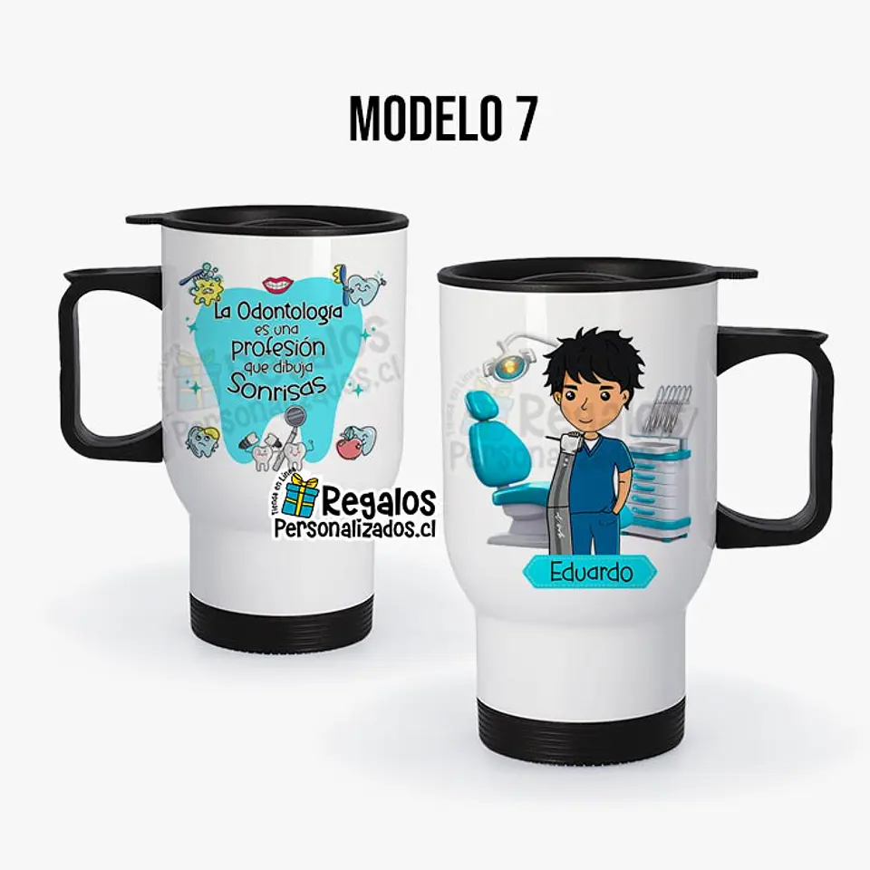 Mug térmico diseño Odontologo 8