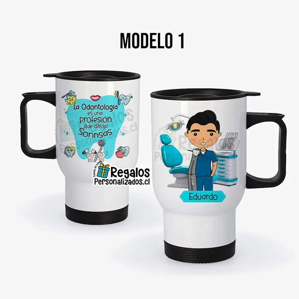 Mug térmico diseño Odontologo 2