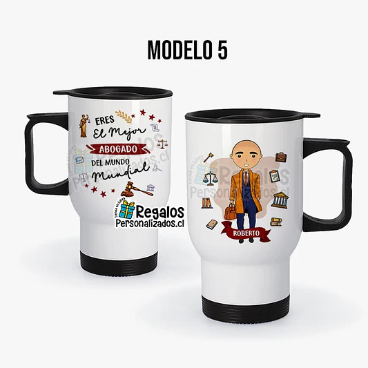 Mug térmico diseño Abogado formal 6