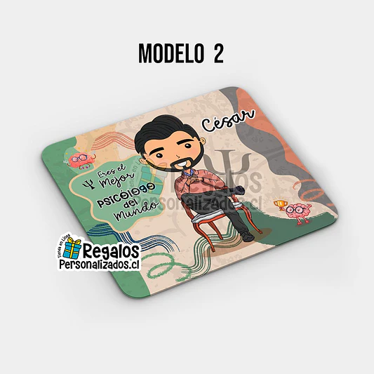 Mouse pad diseño Psicólogo 3