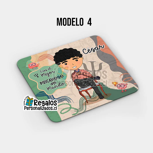 Mouse pad diseño Psicólogo 5